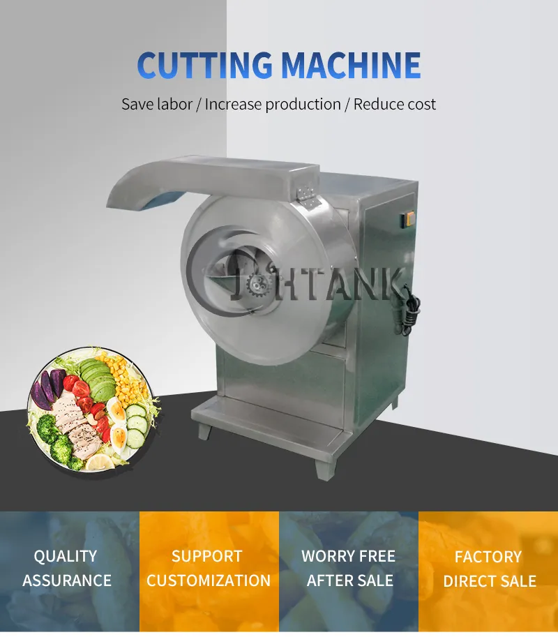 Automatic Potato Slicer Vegetable Strip Cutter Machine