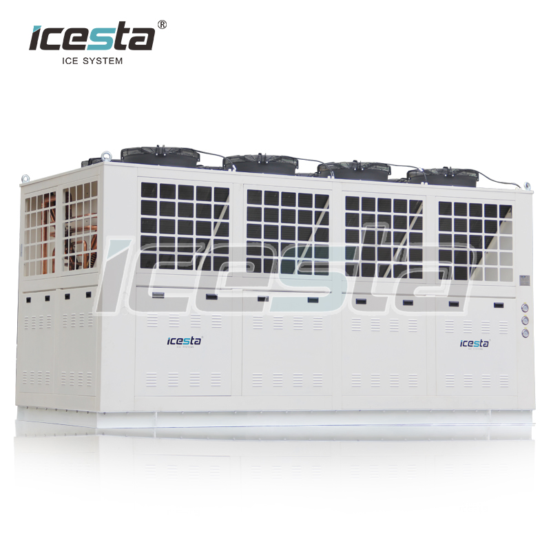 Air/Water Cooled Parallel Rack Condensing Unit for Contact Plate Freezer