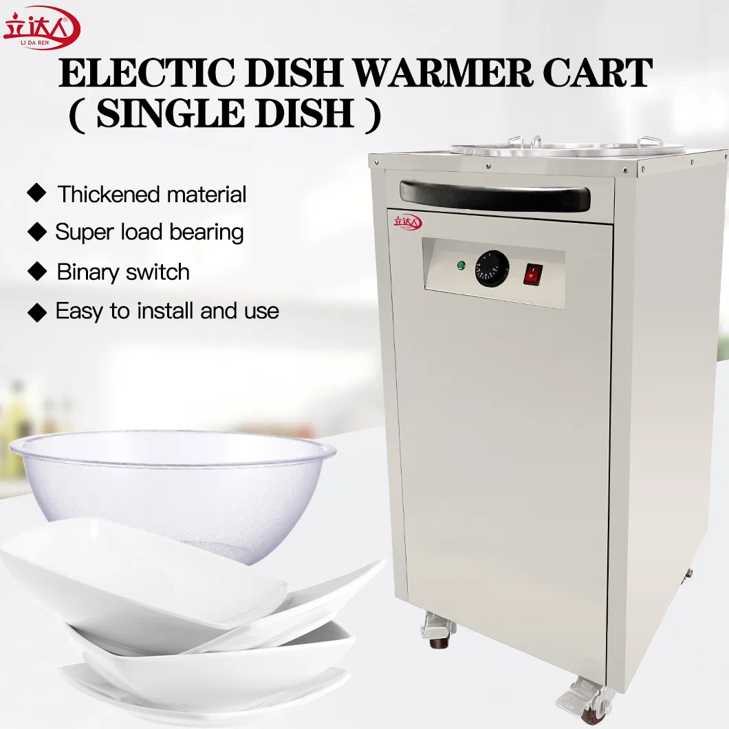 Commercial Electric Dishes Warming Cart/Plate Warmer Cabinet /Dish Warming Mobile Cart