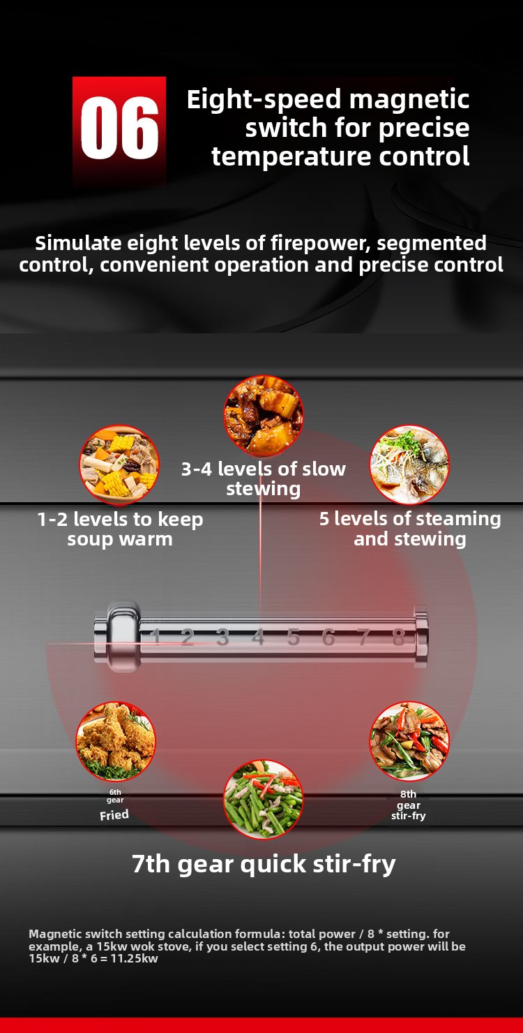Commercial Induction Cooker - High-Power Induction Wok Range