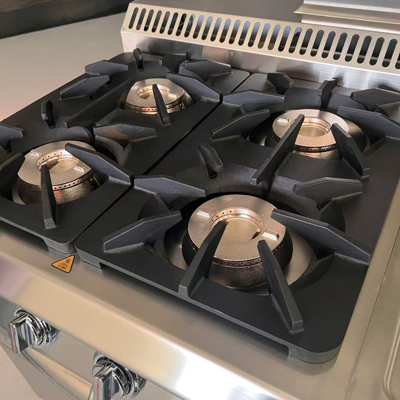 Stove top layout details