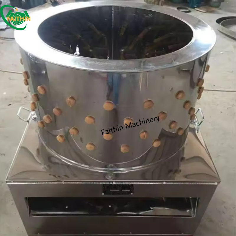 Poultry Plucking Machine Easy to Operate Farm Use Slaughter Equipment Chicken Duck Feather Remover Rubber