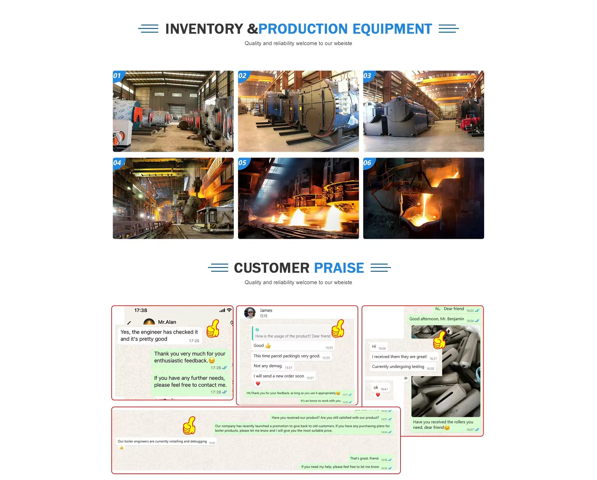 Boiler Parts Production Line