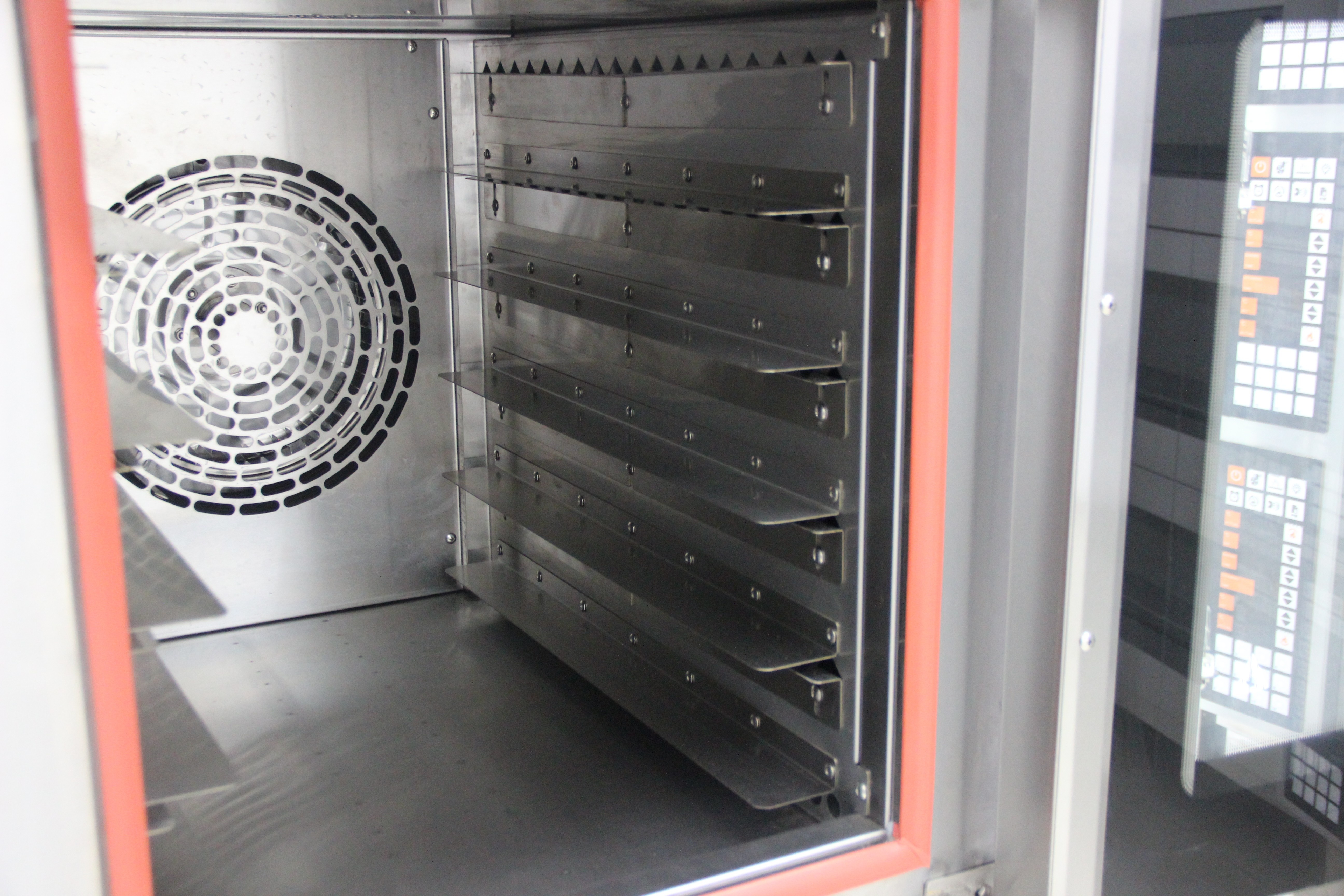 5 Trays Layer Rotary Rotating Fan Convection Oven Electronically Controlled Hot Air Baking Cakes With Steam Generator