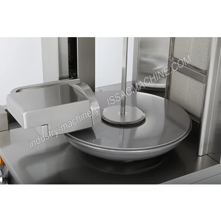 Stainless Meat Slicer BBQ Middle East Griddle Grills Chicken Rotisserie Gas Doner Robot Automatic Cutting Shawarma Kebab Machine