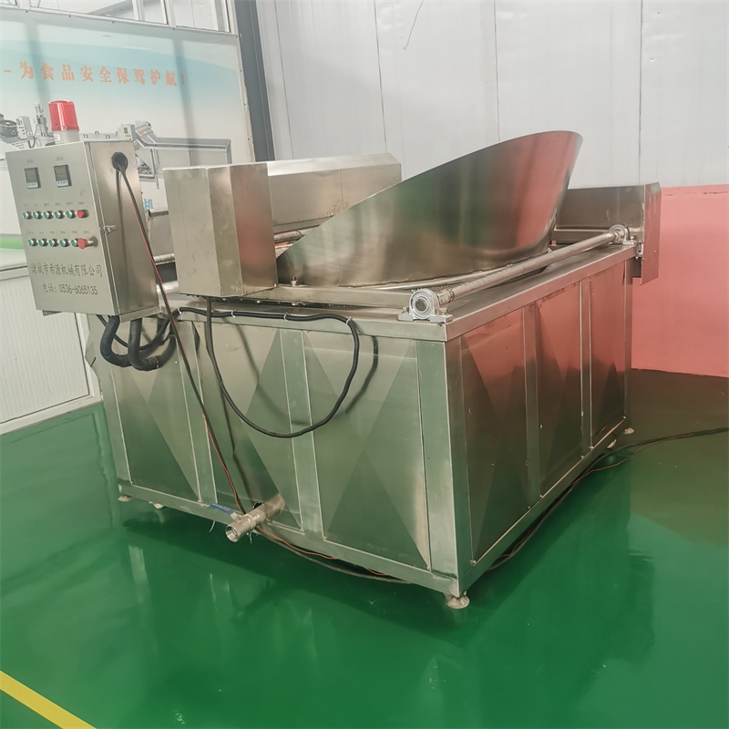 Industrial Electric Semi-Automatic Banana Chip Snack Food Frying Machine Batch Deep Fryer for Large Scale Production