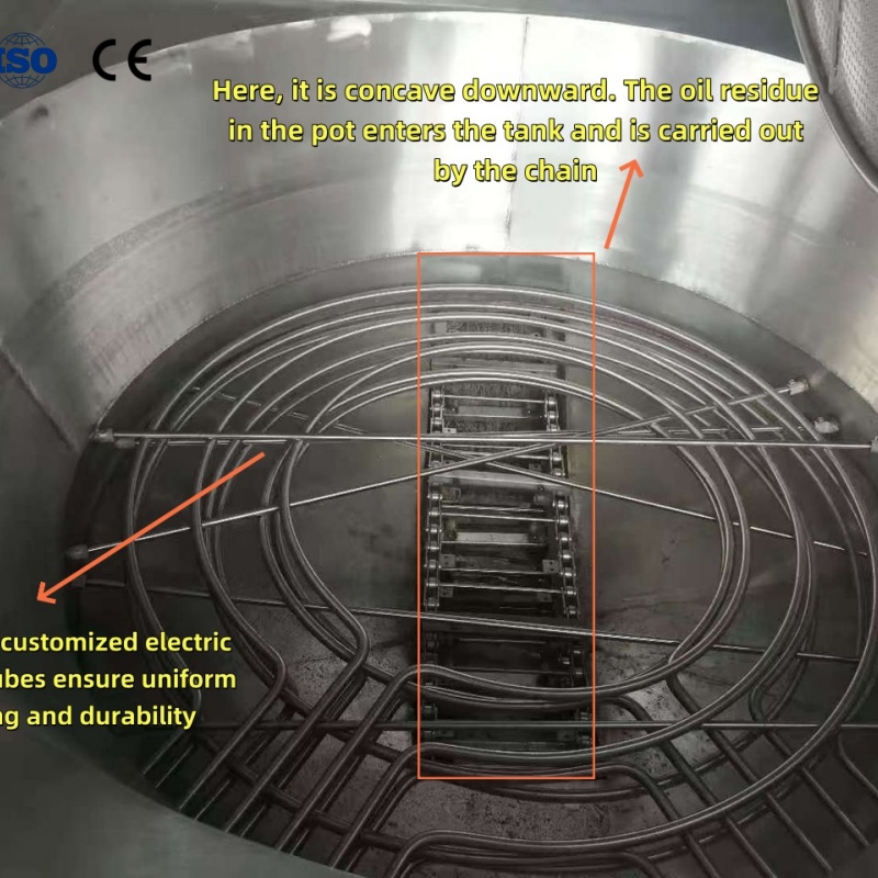 Oil residue disposal