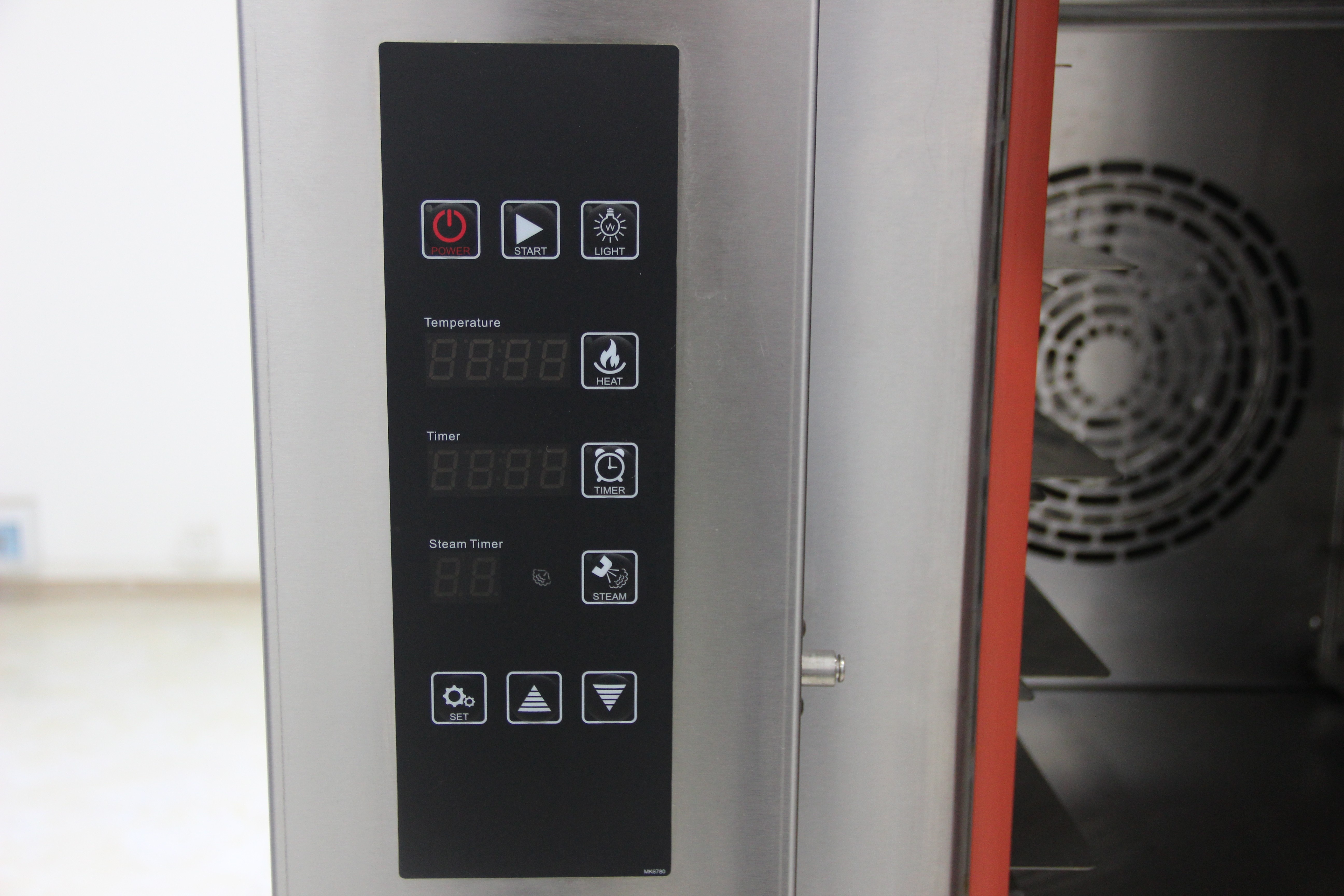 5 Trays Layer Rotary Rotating Fan Convection Oven Electronically Controlled Hot Air Baking Cakes With Steam Generator