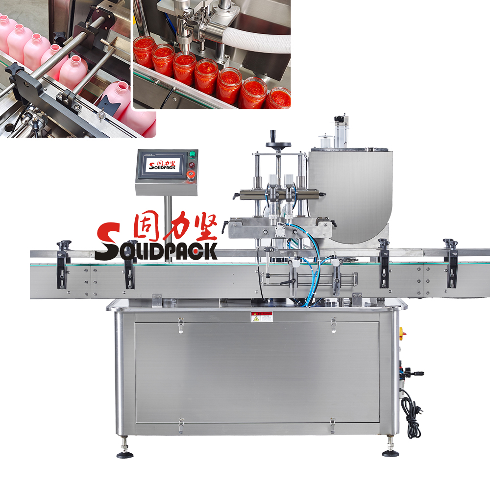 Solidpack Cheese Yogurt Honey Sauce Paste Mixing and Filling Machine Automatic