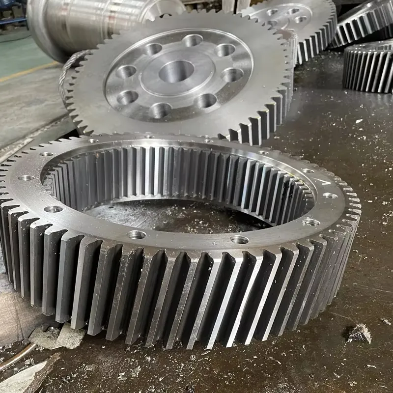 External Helical Teeth Gear Custom Heavy Pinion Helical Gear