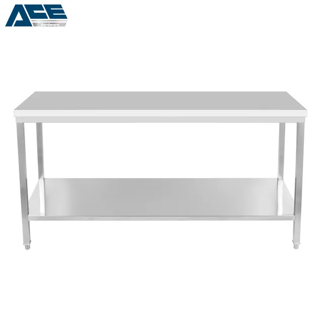 Commercial Kitchen Stainless Steel Work Table Multi-Models Food Prep Bench