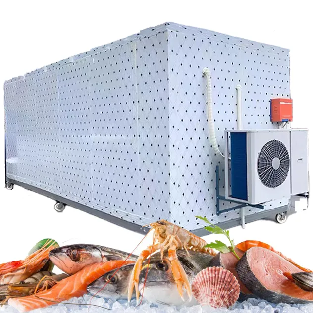 Custom Size High-Temp Commercial Cold Room Unit Fresh-Keeping Refrigeration for Supermarkets Restaurants