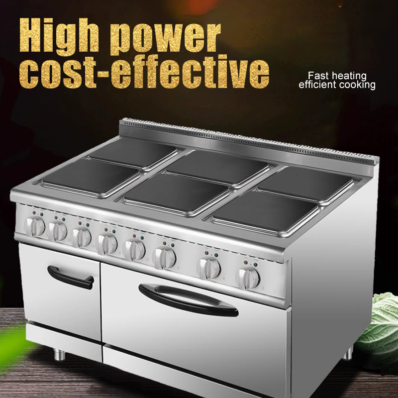 DINGBAI Commercial Stainless Steel Four Burner 16000W High Power Multi-Functional Easy Clean Induction Hob Cooker for Cooking