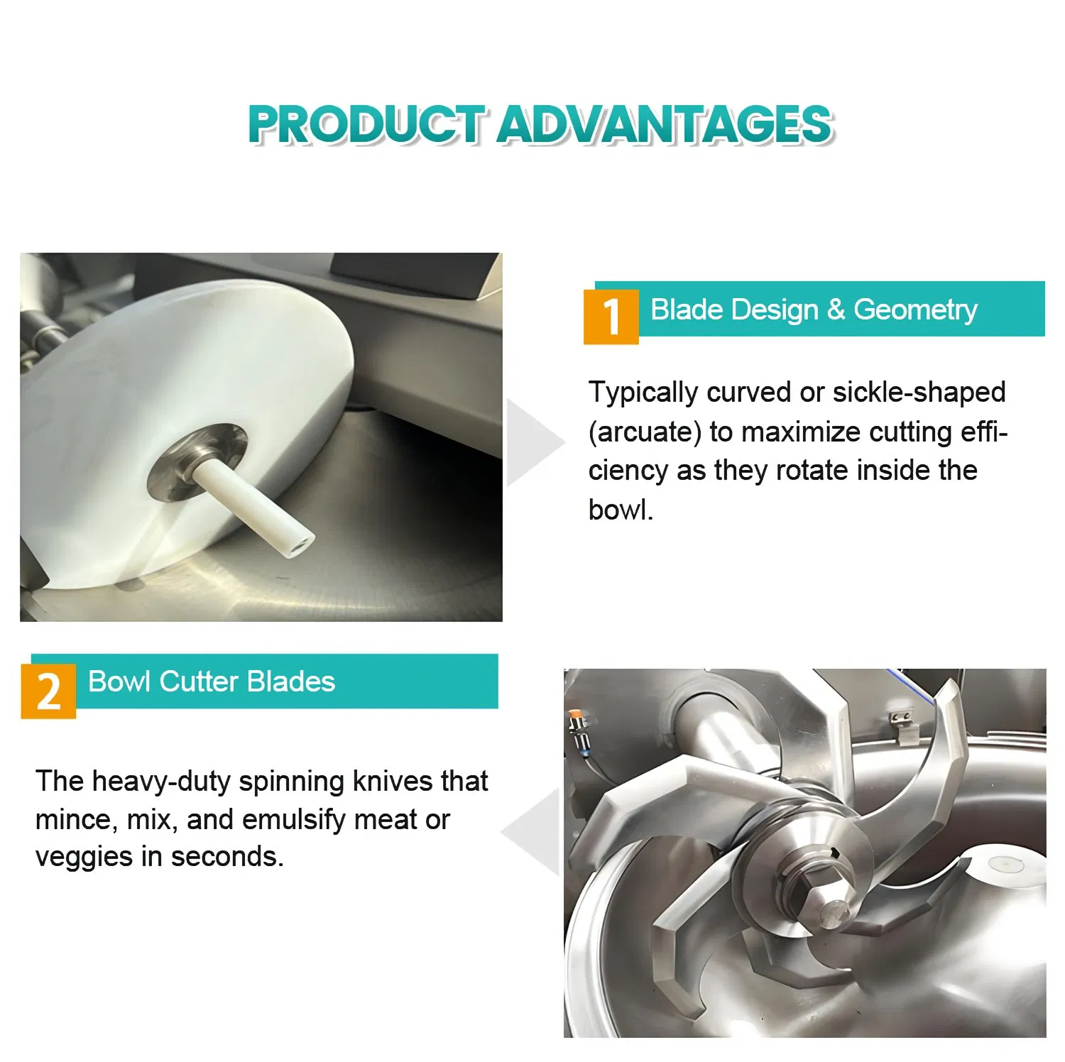 High-Quality Meat Bowl Cutter Machine Details