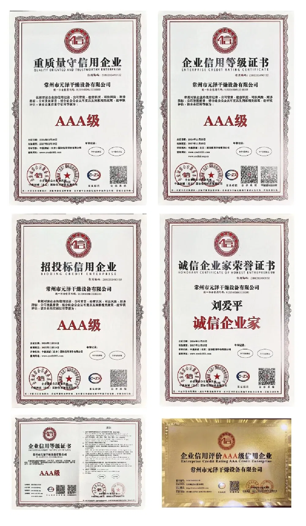 Qualification Certificate 2