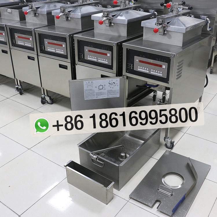 Top Selling Gas Fried Chicken Pressure Fryer / Fast Food Kitchen Equipment / Phoenix 304 Stainless Steel 25L High Productivity