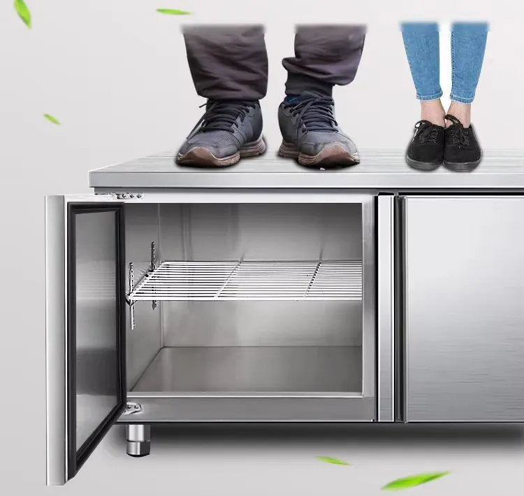Commercial Refrigerated Prep Worktable Stainless Steel for Bakery