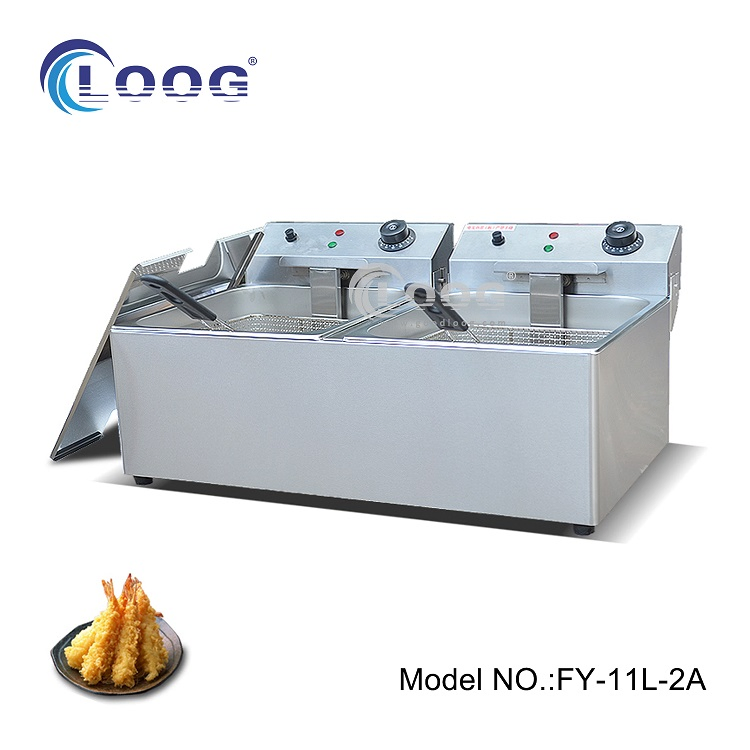 Wholesale Stainless Steel Fryer Machine French Frie Frying Machine Electric Deep Fryer Mini Donut Fryer Machine for Sale