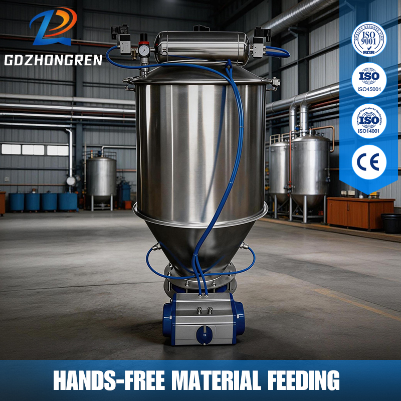 Food Factory Batching System Automatic High Efficiency Powder Flour Dust-free Feeding Sieving Conveying Batching Machine Food