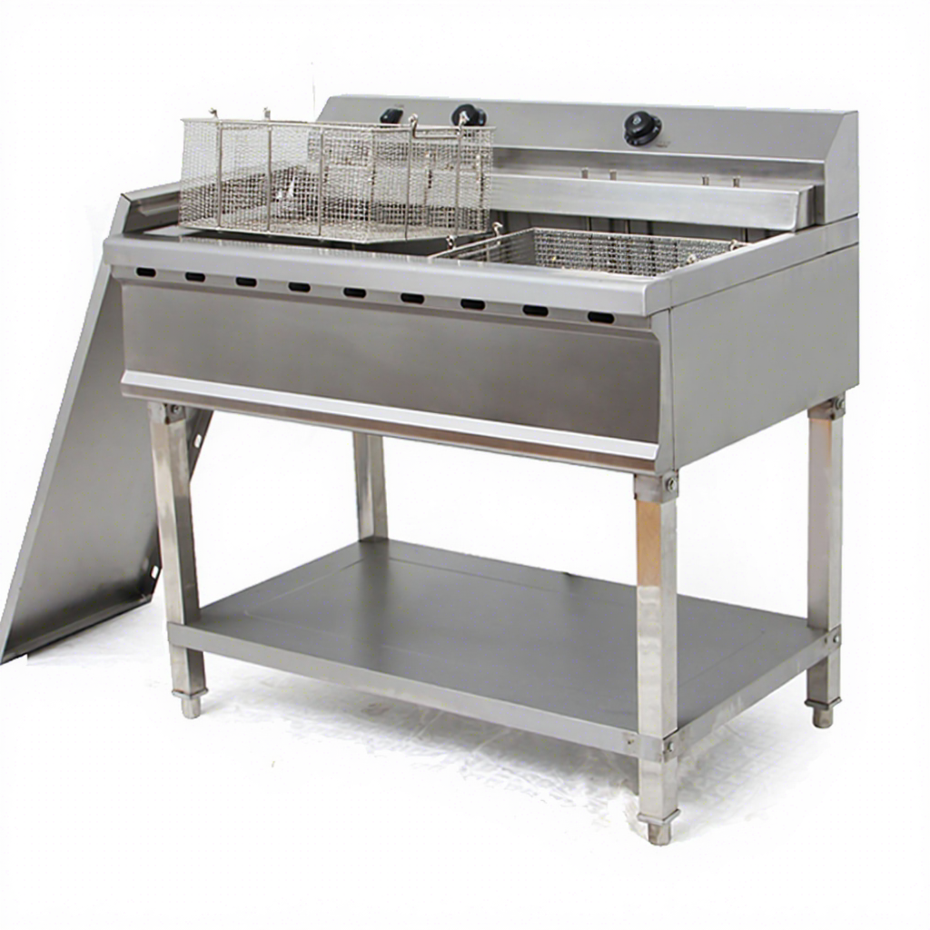 XY Double Crown Commercial Deep Fryer with Dual Baskets and Large Capacity Oil Tank for Busy Restaurants & Fast Food Outlets