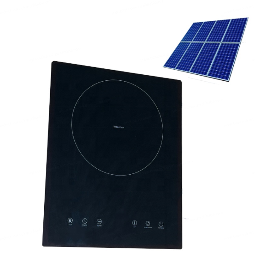 LF Solar DC Induction Cooker Solar Electric Cooking Stove Touch Control DC Induction Cooker 24V
