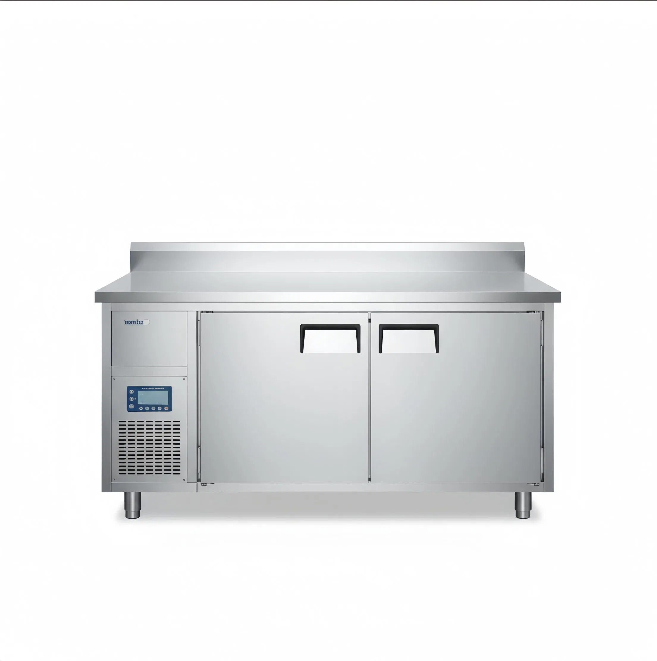 Commercial Catering Undercounter Refrigerator Stainless Steel Prep Worktable
