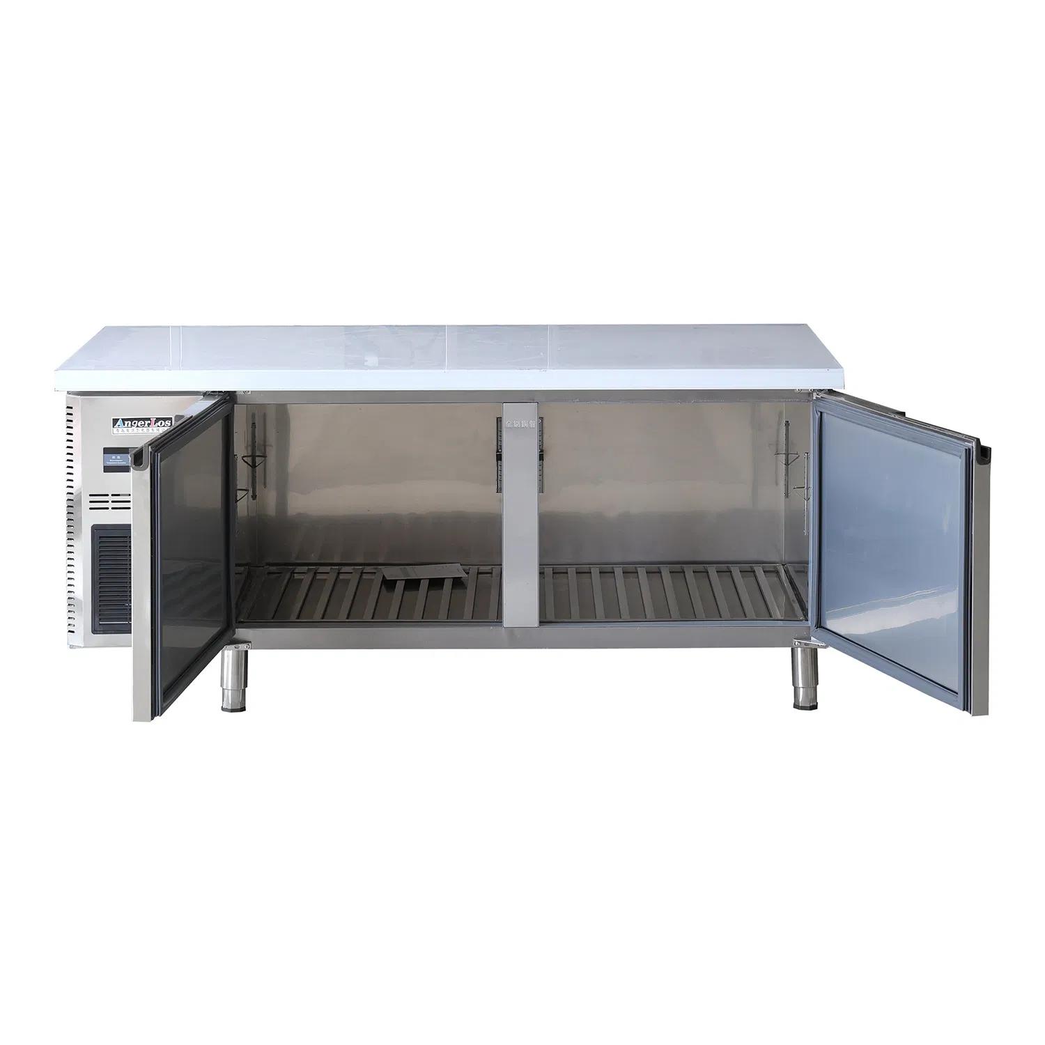 Commercial Under Counter Freezer Stainless Steel Fridge Workbench Chiller Refrigerator
