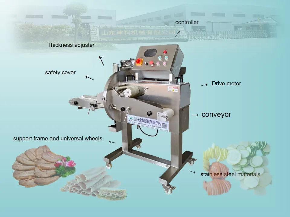 Vegetable Meat Cutting Processing Machine Detail
