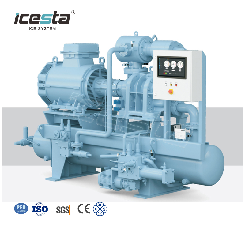Air/Water Cooled Parallel Rack Condensing Unit for Contact Plate Freezer