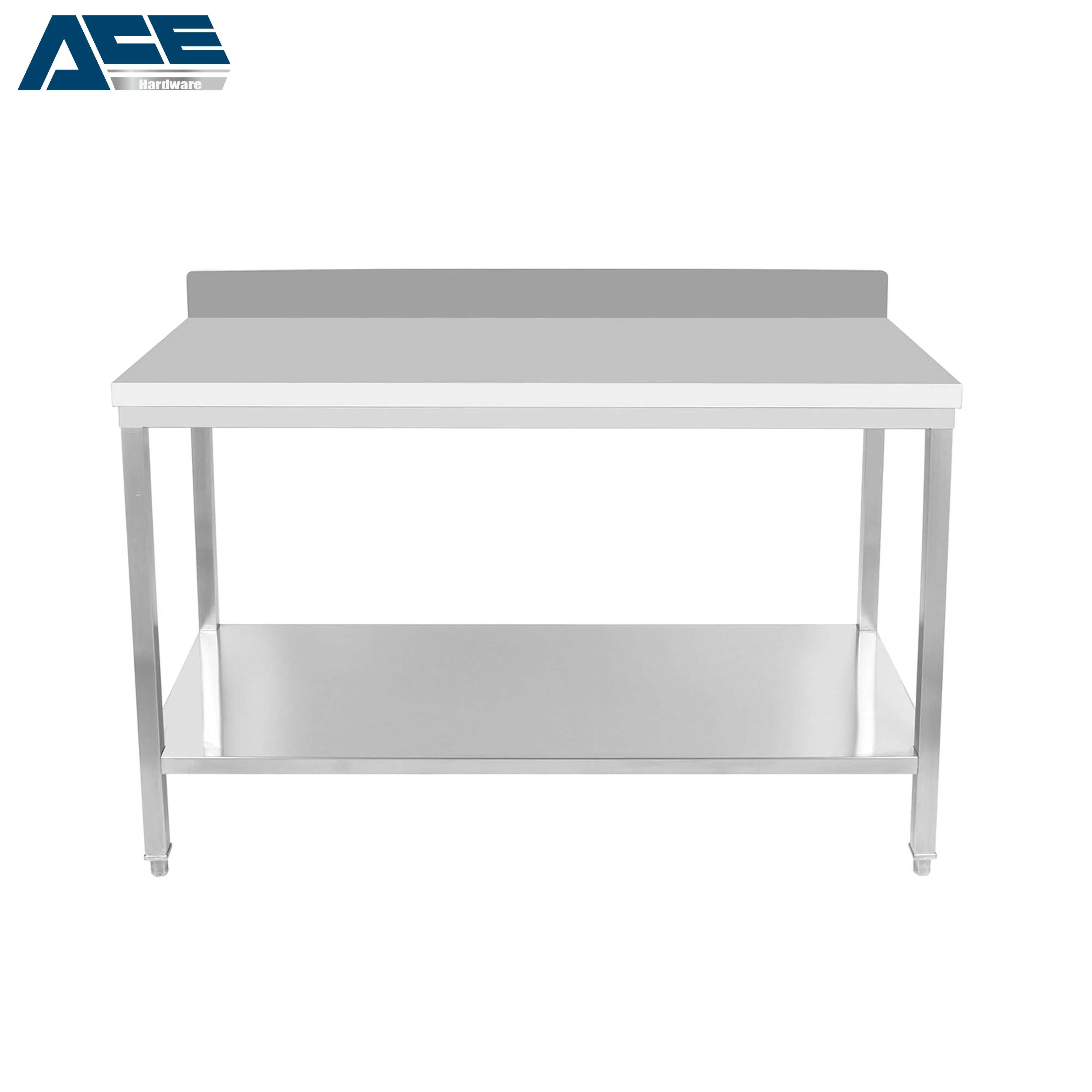 Commercial Kitchen Stainless Steel Work Table Multi-Models Food Prep Bench