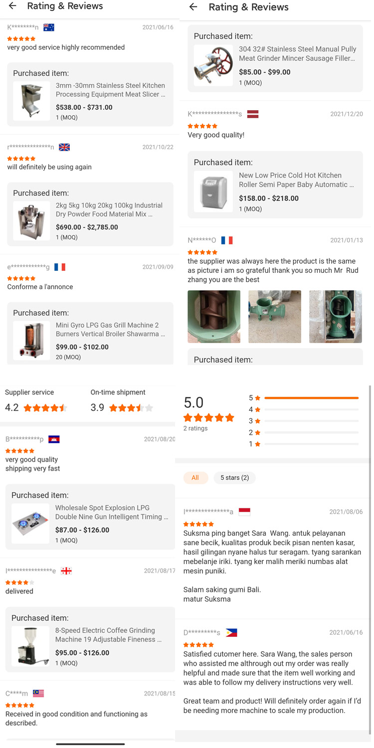 Reviews and Feedback