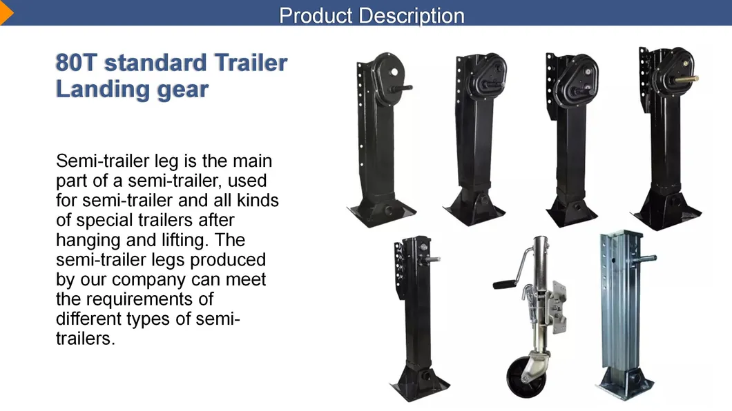 America Type Trailer Landing Gear Support Legs