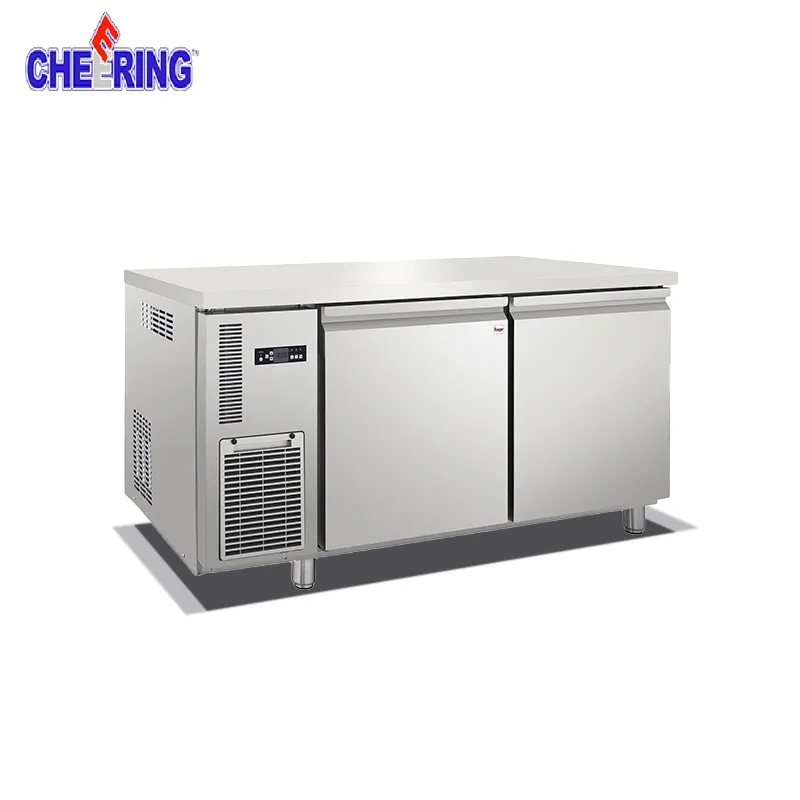 Premium Stainless Steel Under Counter Chiller Internal View