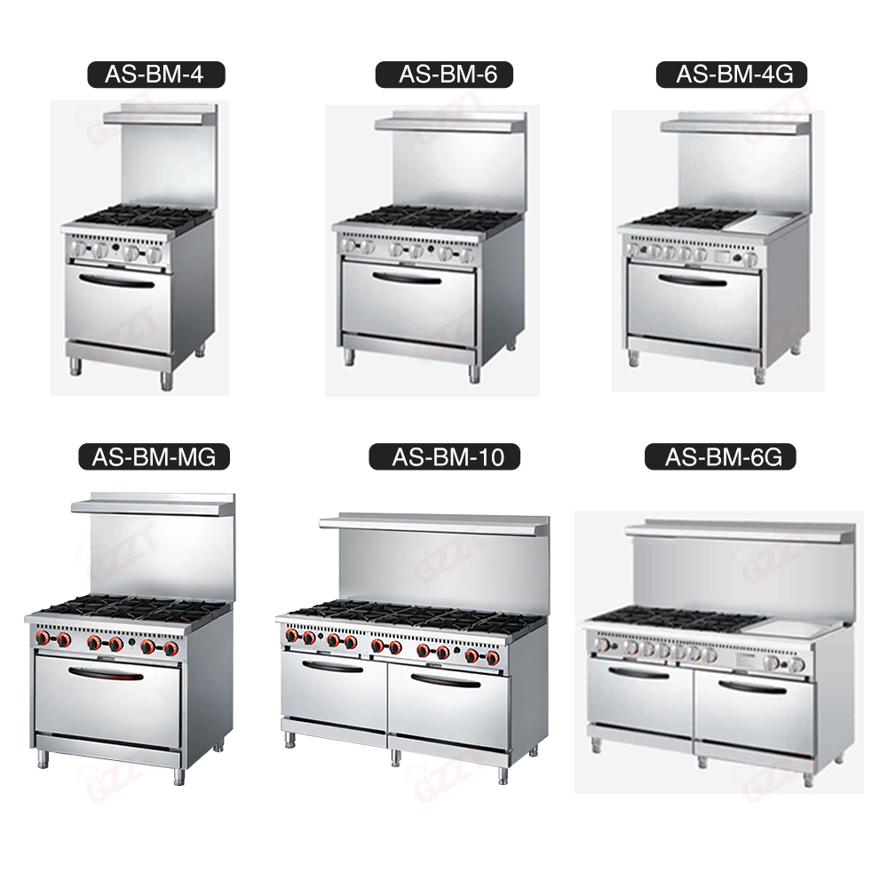 Free Combination Industrial Kitchen Griddle Equipment With Ce High Quality Good Prices Electric Gas Griddle With Oven