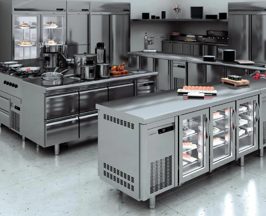 Premium Stainless Steel Under Counter Chiller for Fresh Food Freezer