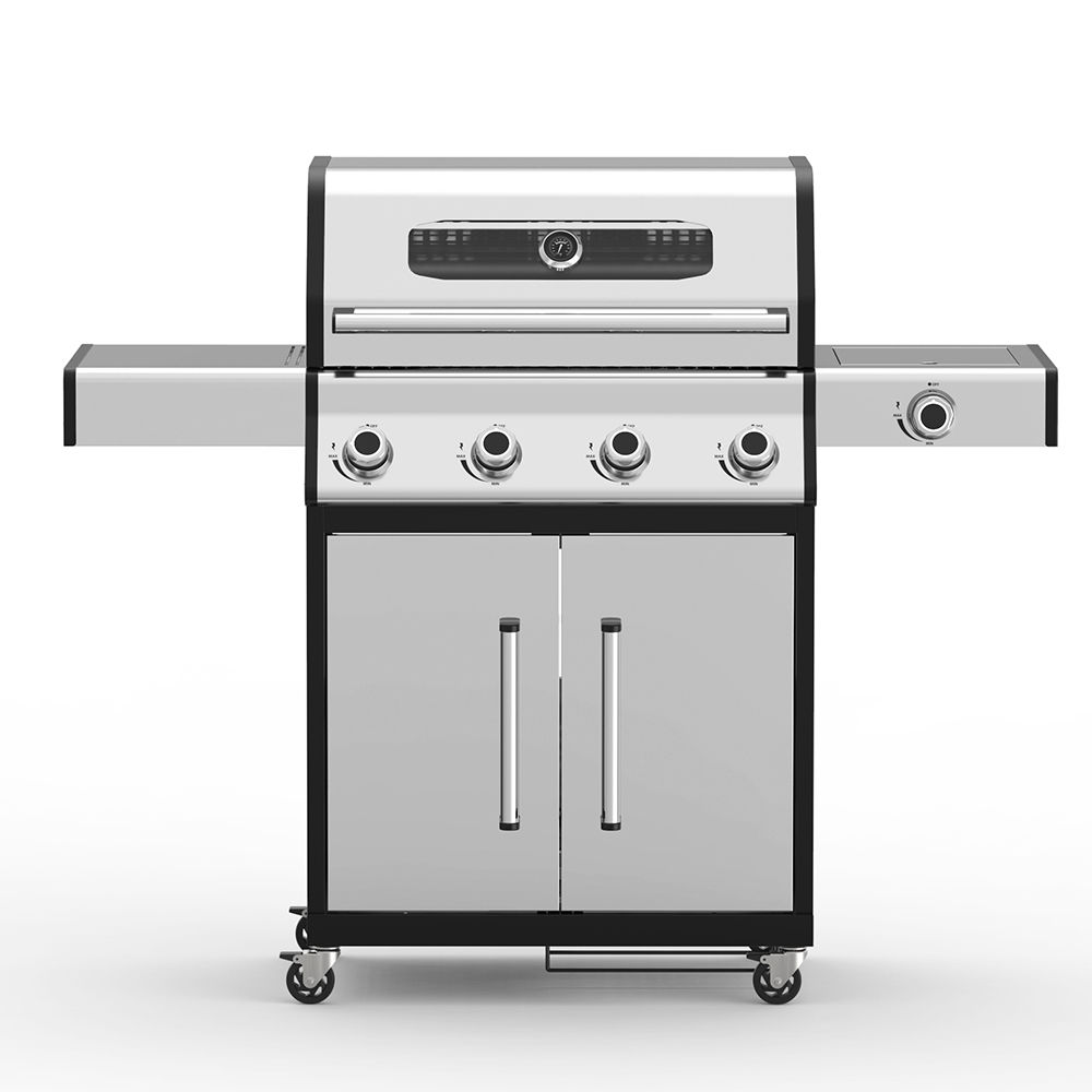 Outdoor Gas BBQ Grill Kitchen Assembled Stainless Steel Gas and Electric Cooker Griddle Grill