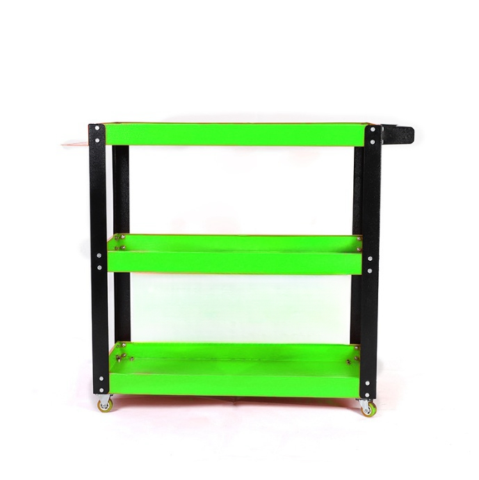 Mobile Cabinet Auto Repair Shop Turnover Handling Mobile Trolley Multi-Functional Storage Rack Three Layer Hardware Tool Cabinet