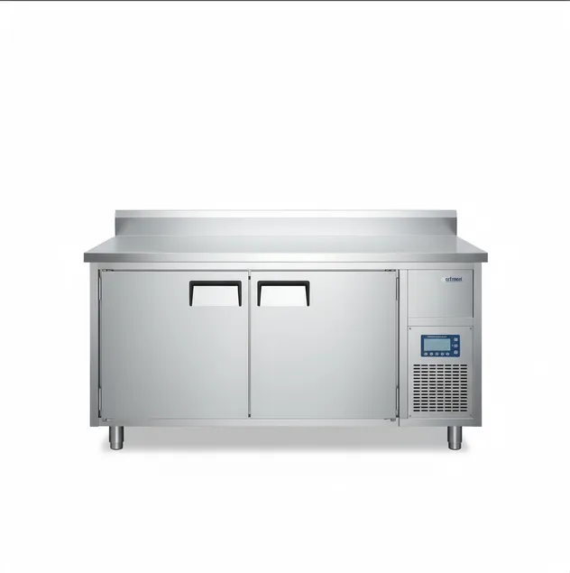 Commercial Refrigerated Worktable Stainless Steel for Prep Area