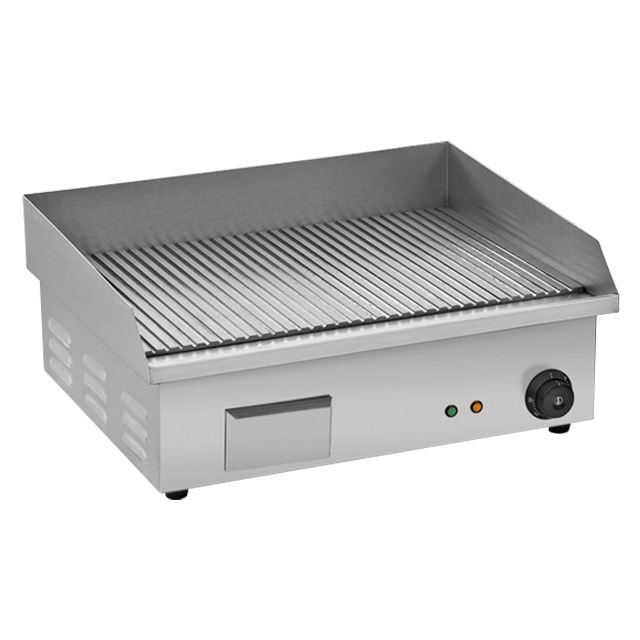 Stainless Steel Non-Stick Restaurant Electric Gas Flat Plate Hamburger Griddle Electric Griddle Grill Counter Top Pancakes