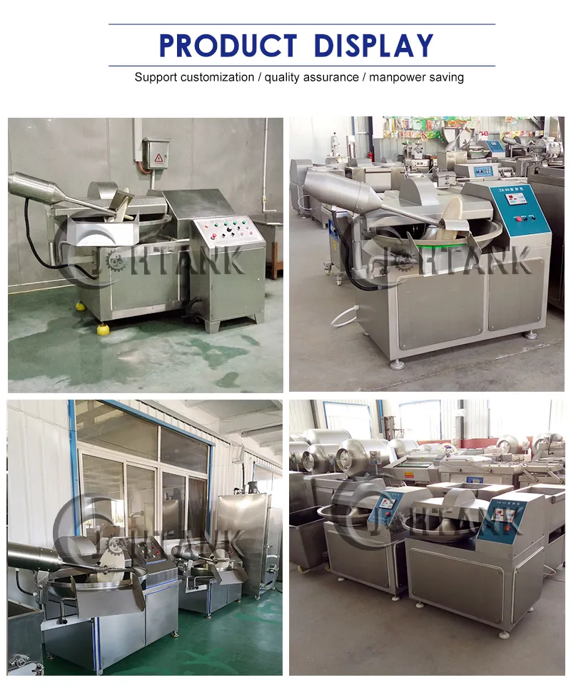 Commercial Bowl Cutting Machine for Meat Preparation Low Price Vegetable Meat Cutting Machine