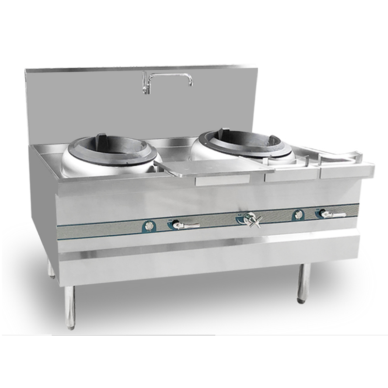 Wholesale Commercial Cooking Equipment Stainless Steel Single Ring Kitchen Wok LPG Natural Gas Cooking Ranges for City Use