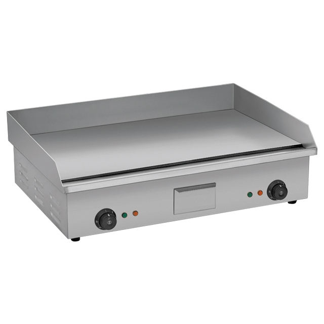 Stainless Steel Non-Stick Restaurant Electric Gas Flat Plate Hamburger Griddle Electric Griddle Grill Counter Top Pancakes