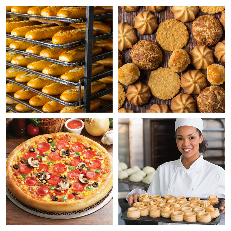 Industry Pastry Stainless Steel Hot Air Commercial Gas Electric Price Convection Oven with Digital Controls