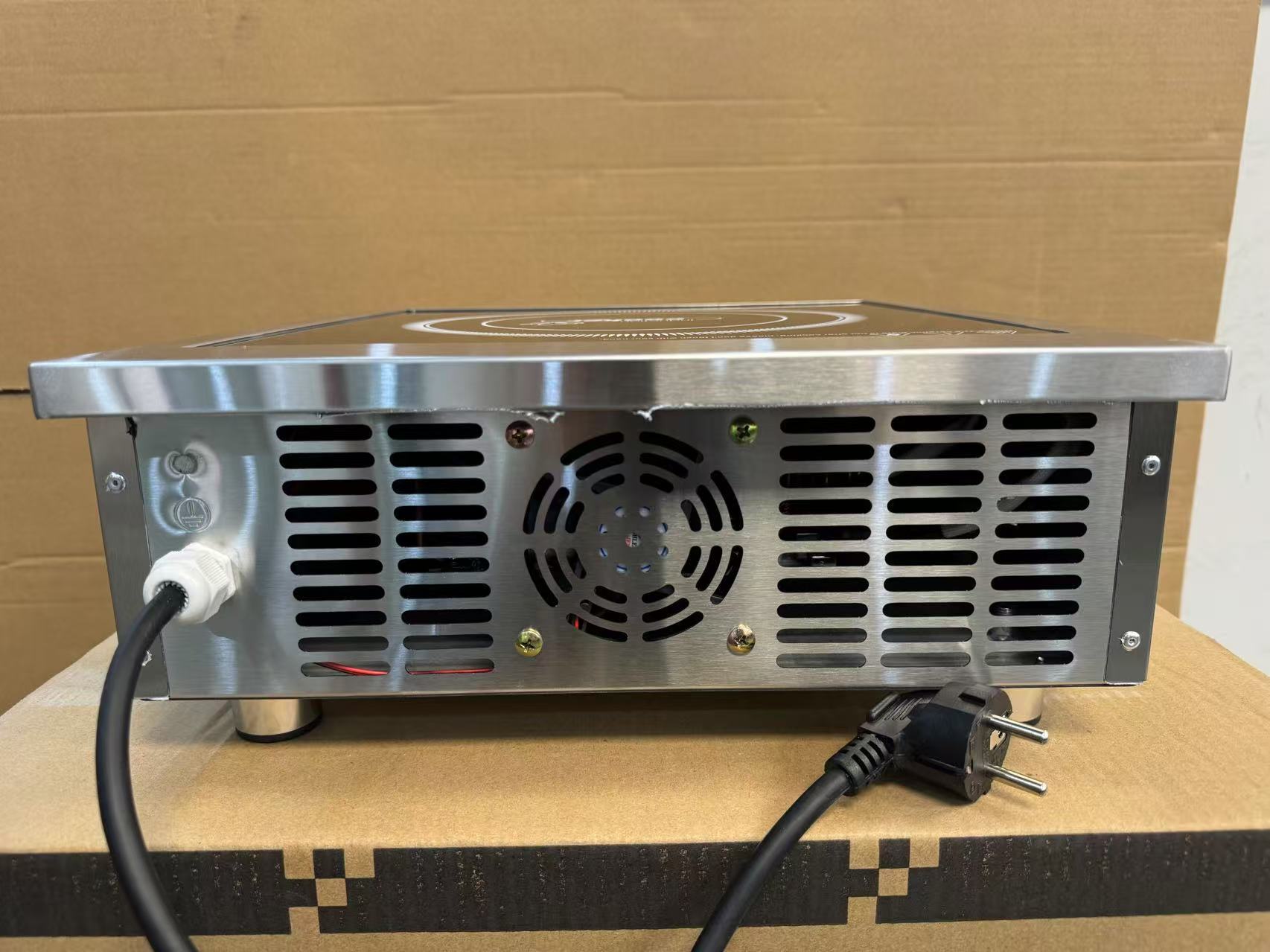 Commercial 5000W Electric Induction Cooker Concave Flat Cooktop High-Power Stainless Steel Stove Hob Hotplate Restaurant Hotel