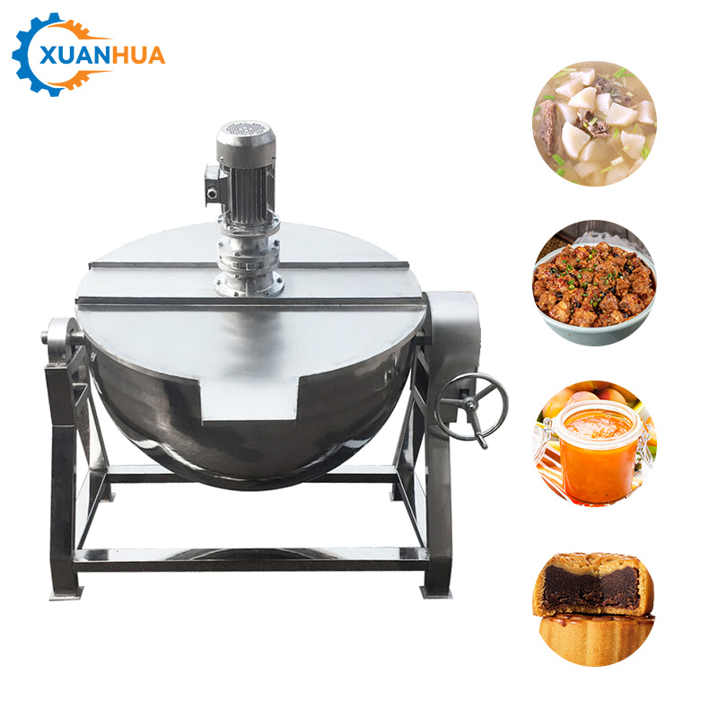 Fast Food Steam Industrial Automatic Sausage Fried Rice Cooking Machine