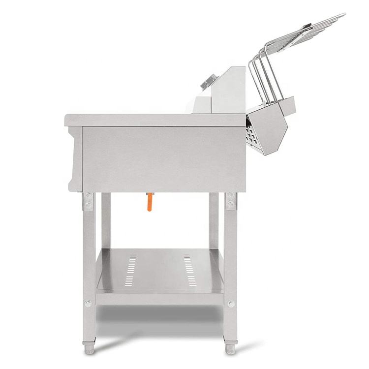 XY Double Crown Commercial Deep Fryer with Dual Baskets and Large Capacity Oil Tank for Busy Restaurants & Fast Food Outlets