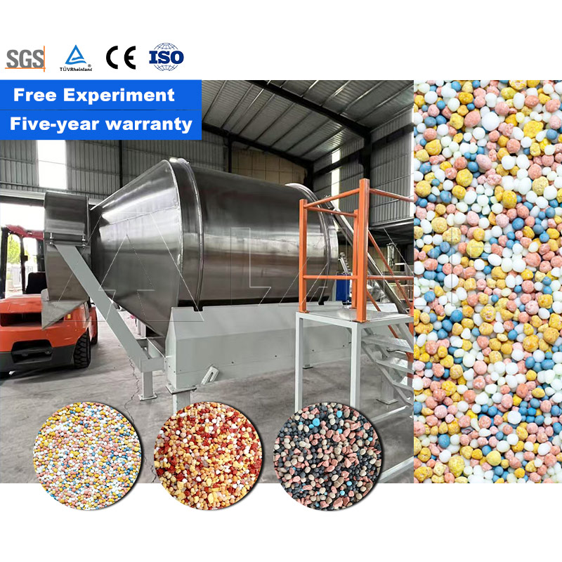 LANE High Quality 3 Tons Per Hour Npk Powder Mixing Machine Drum Mixing Machine