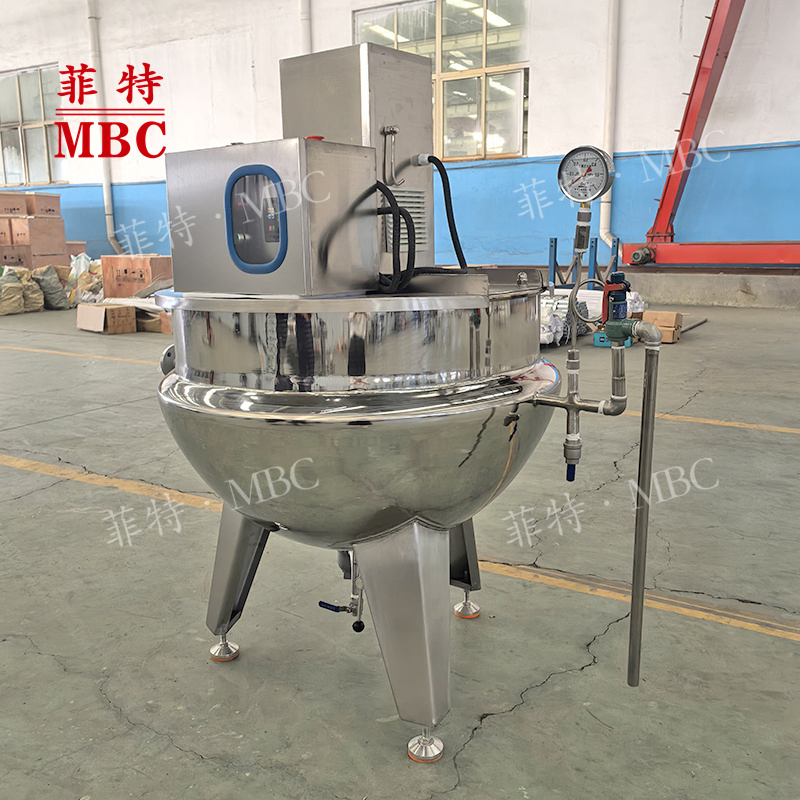 High Quality Steam Jacketed Kettle Marmita De Agitacion Milk Mixing Boiler Cyrus Cooking Machine with Agitator