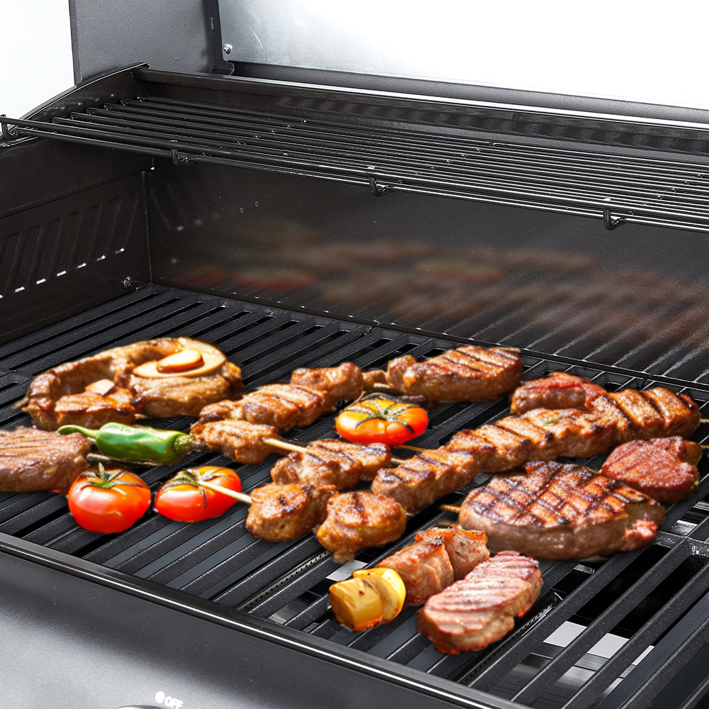 Outdoor Gas BBQ Grill Kitchen Assembled Stainless Steel Gas and Electric Cooker Griddle Grill
