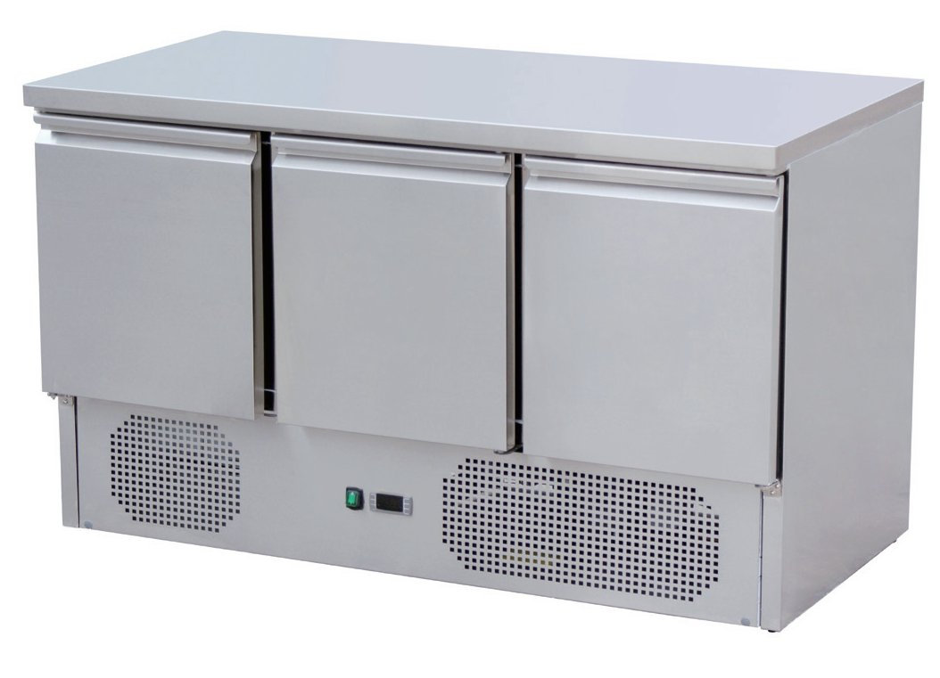 Yunlei-Stainless Steel Table Chiller Freezer Table Sink Customized Bar Counter